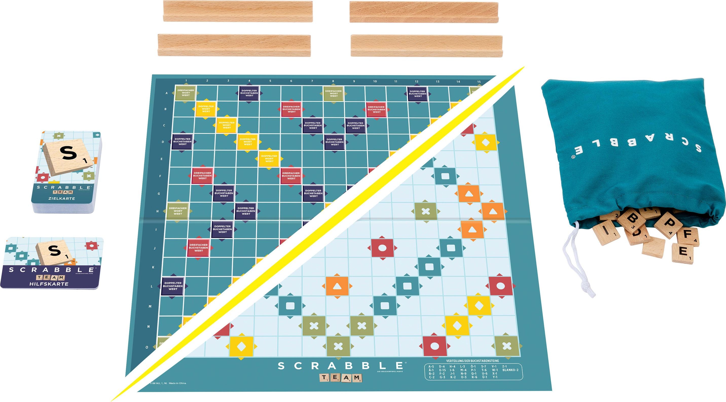 SCRABBLE Original Holz 2 in 1 - Bild 5