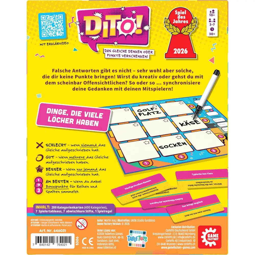 Dito! Spiel des Jahres 2026 - Bild 5