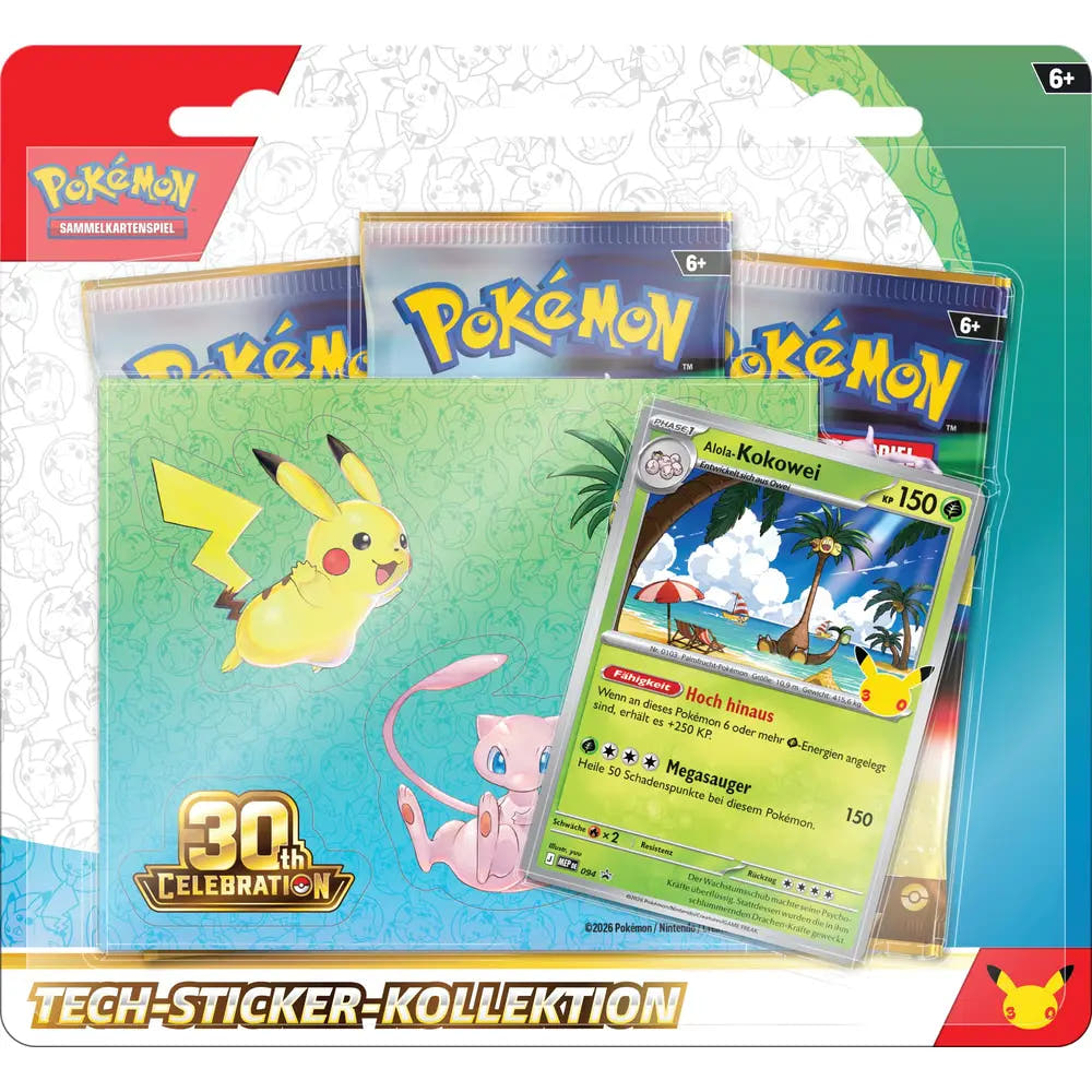 Pokémon 30 Jahre Tech Sticker Kollektion - Bild 4