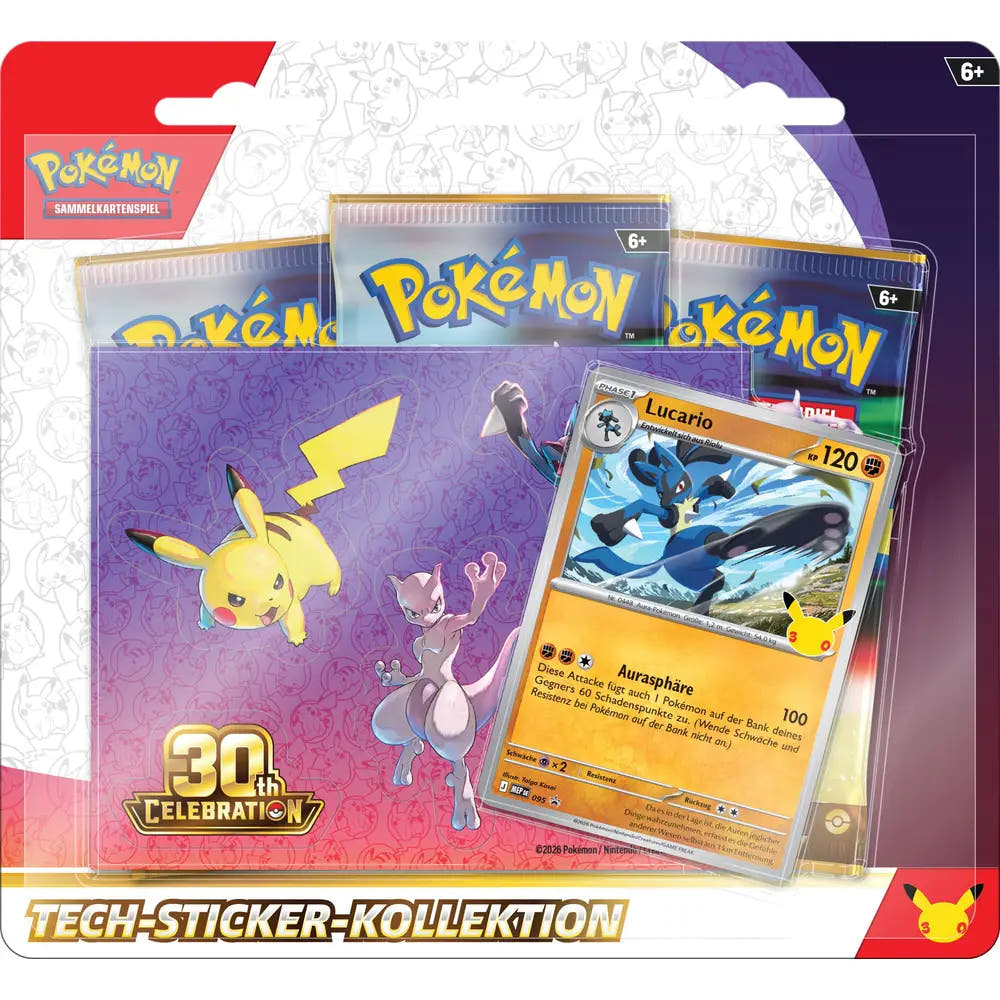 Pokémon 30 Jahre Tech Sticker Kollektion - Bild 1