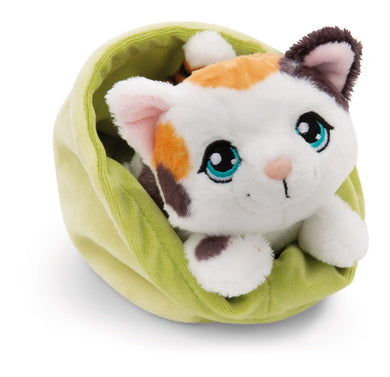 Nici Katze im  grünen Körbchen 12cm - Bild 1