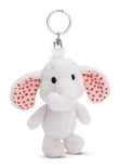 Nici Schlüsselanhänger Love Elefant hellgrau