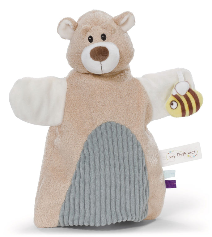 Nici Schmusetuch Handpuppe Bär
