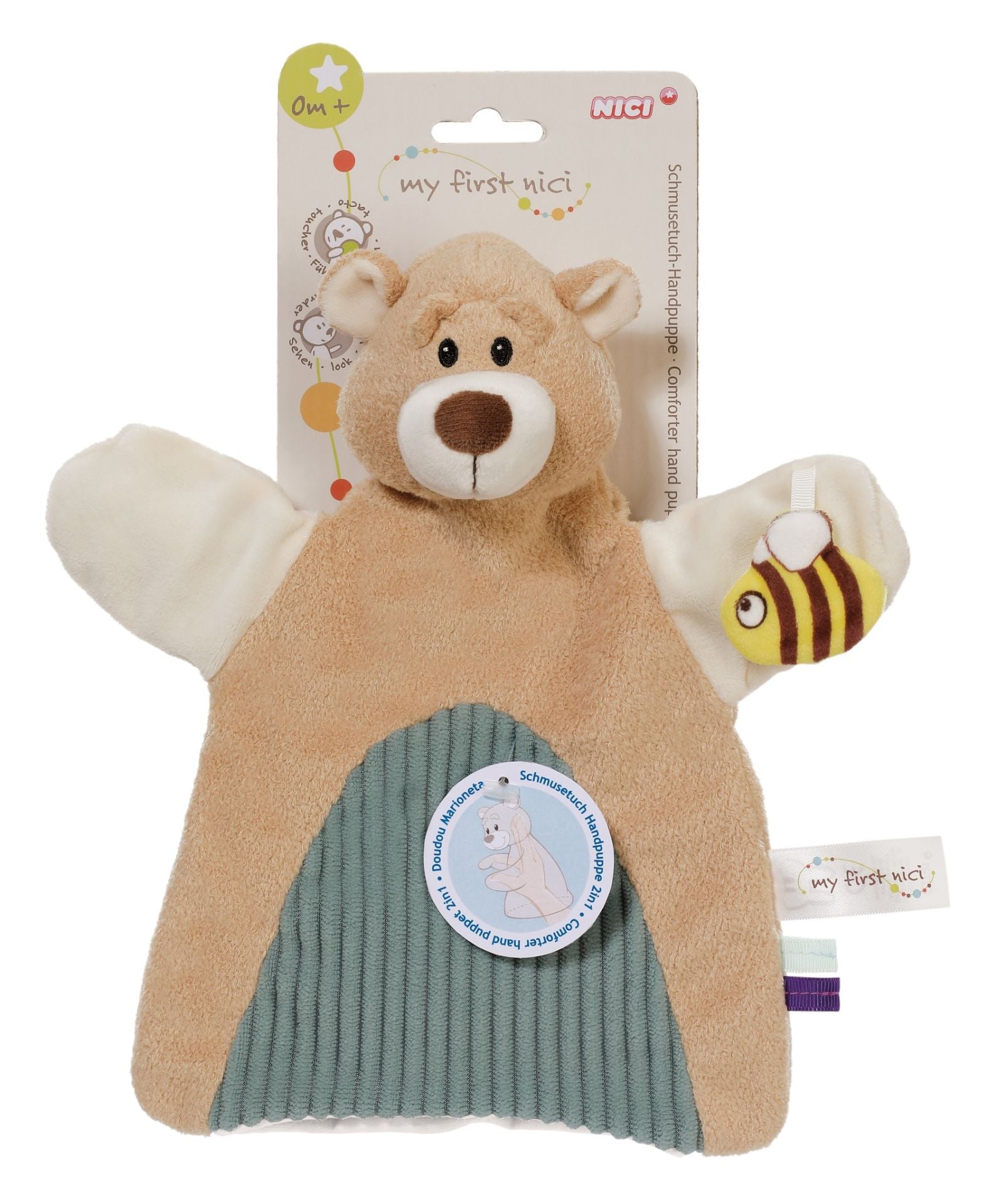 Nici Schmusetuch Handpuppe Bär - Bild 5