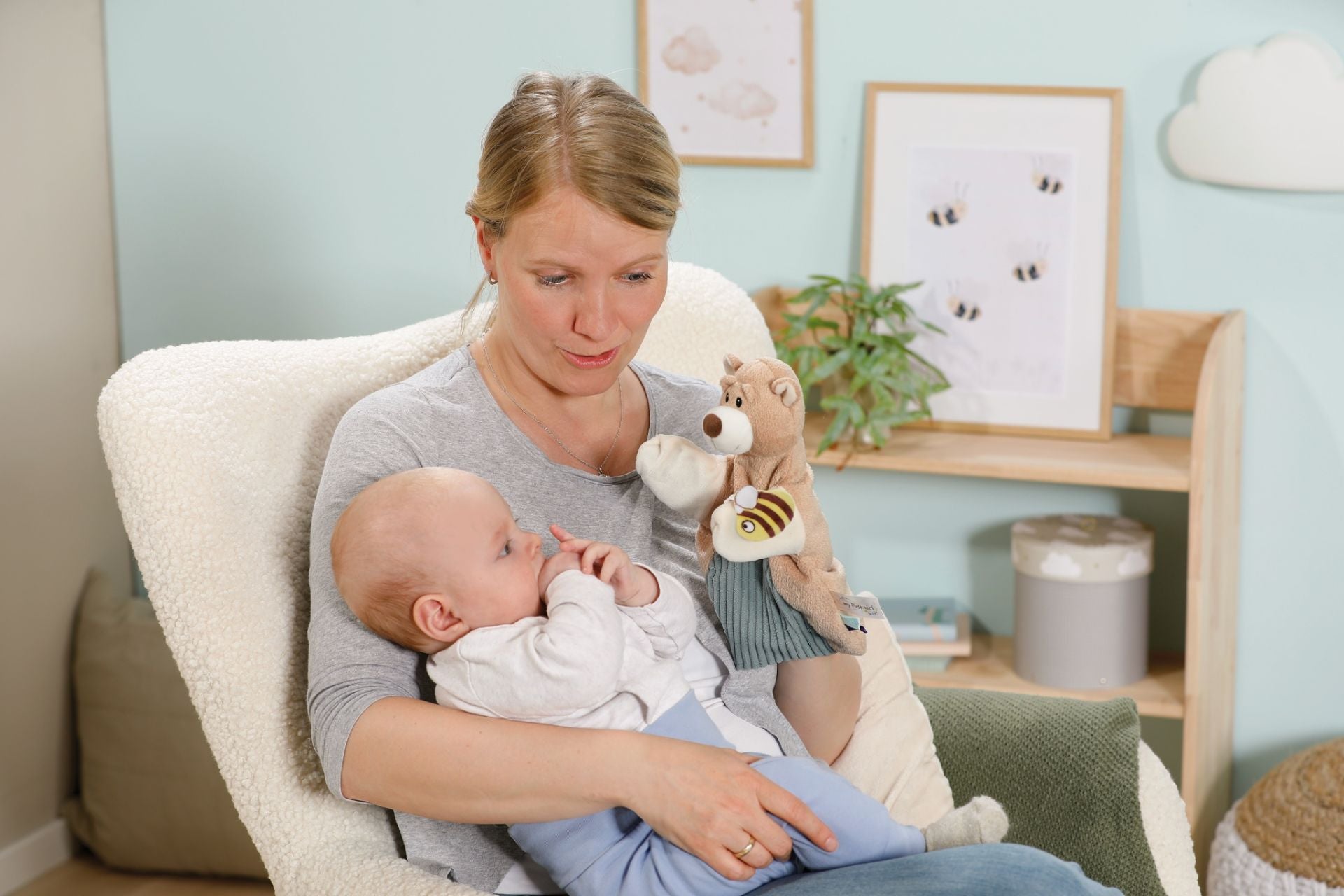 Nici Schmusetuch Handpuppe Bär - Bild 6