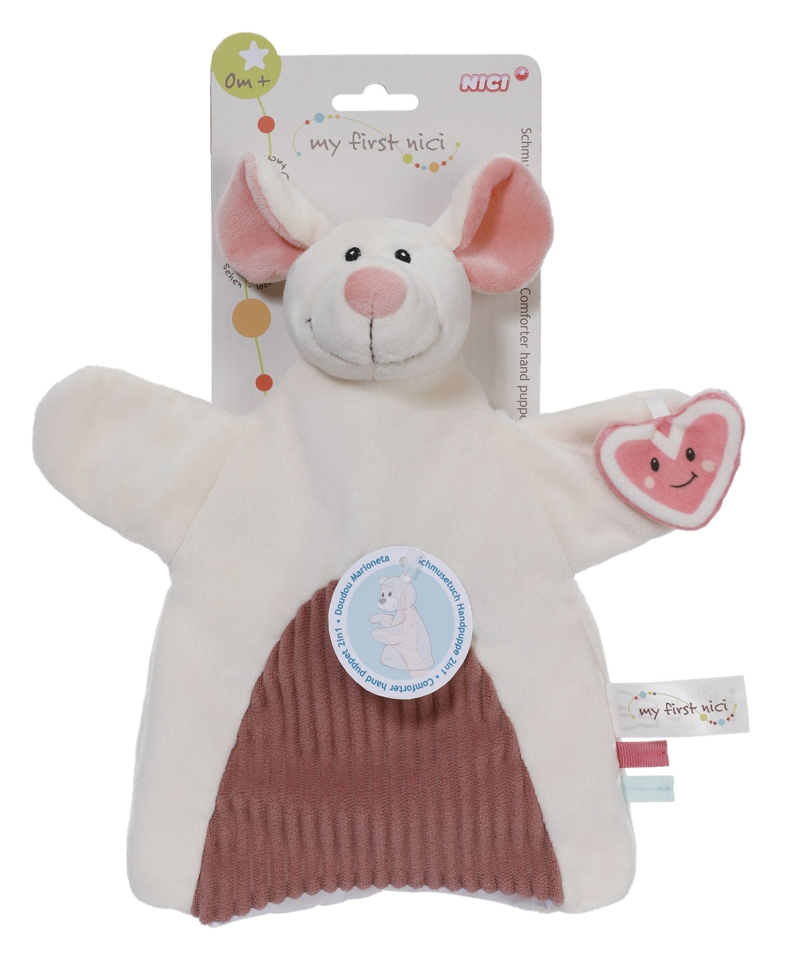 Nici Schmusetuch Handpuppe Maus - Bild 5