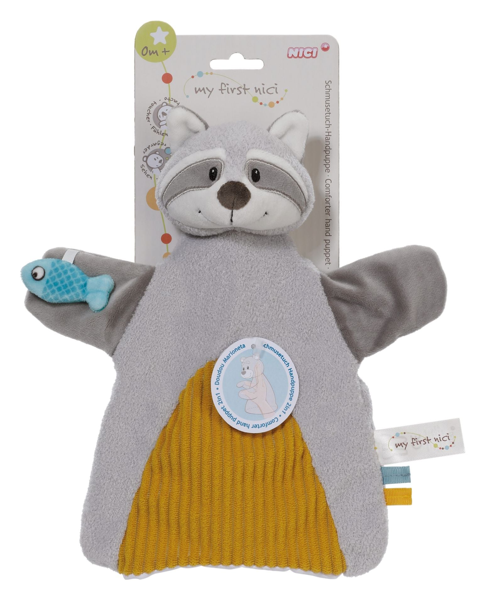 Nici Schmusetuch Handpuppe Waschbär - Bild 5
