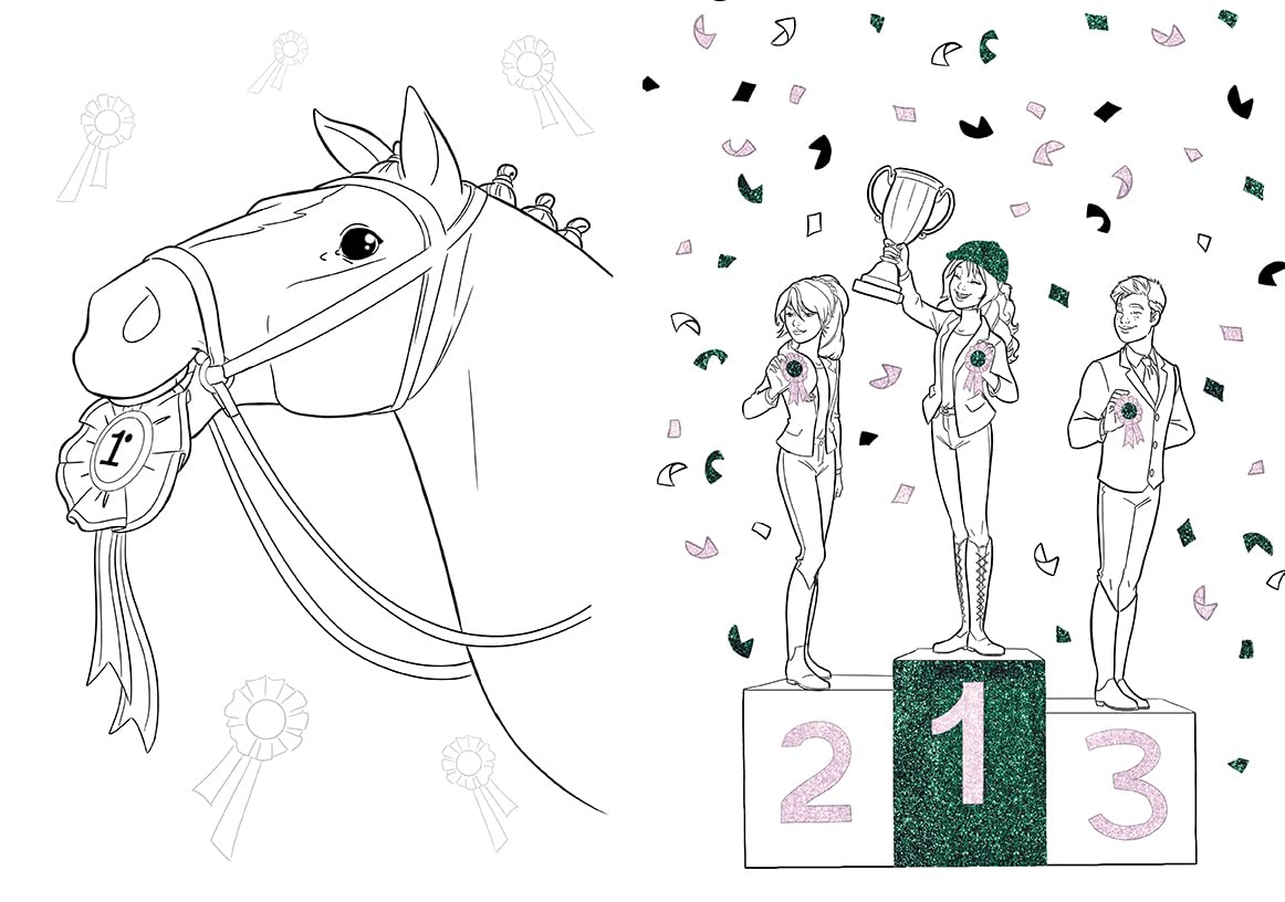 Glitzernden Malspass für Pferdefans Horse Club - Bild 2