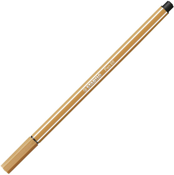 Stabilo Pen 68 Fasermaler ocker dunkel