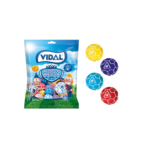 VIDAL Footballs Bubble Gum 90g