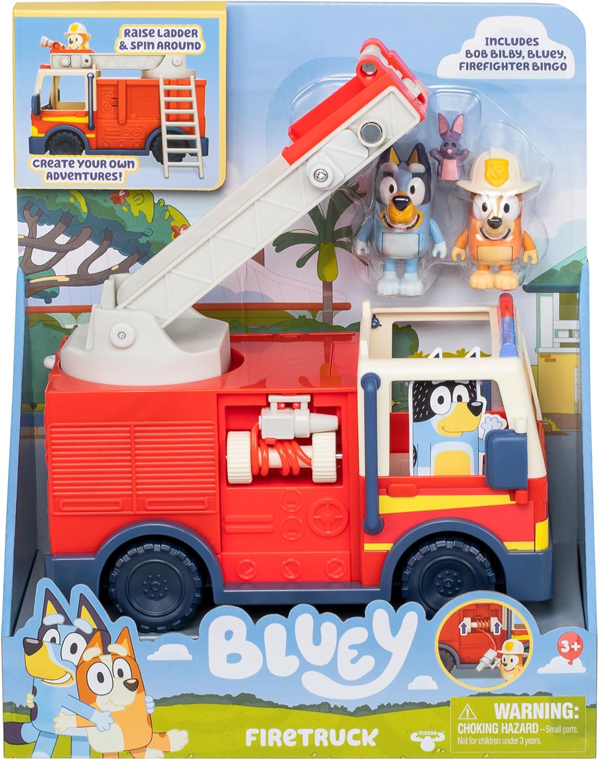 BLUEY Feuerwehrauto mit 3 Figuren - Bild 5