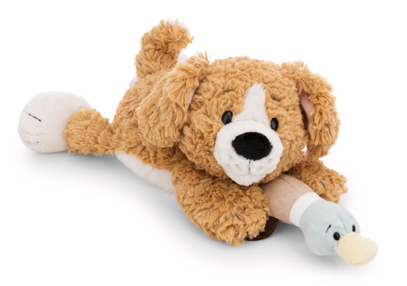 Nici Hund braun und Ente 30cm liegend - Bild 1