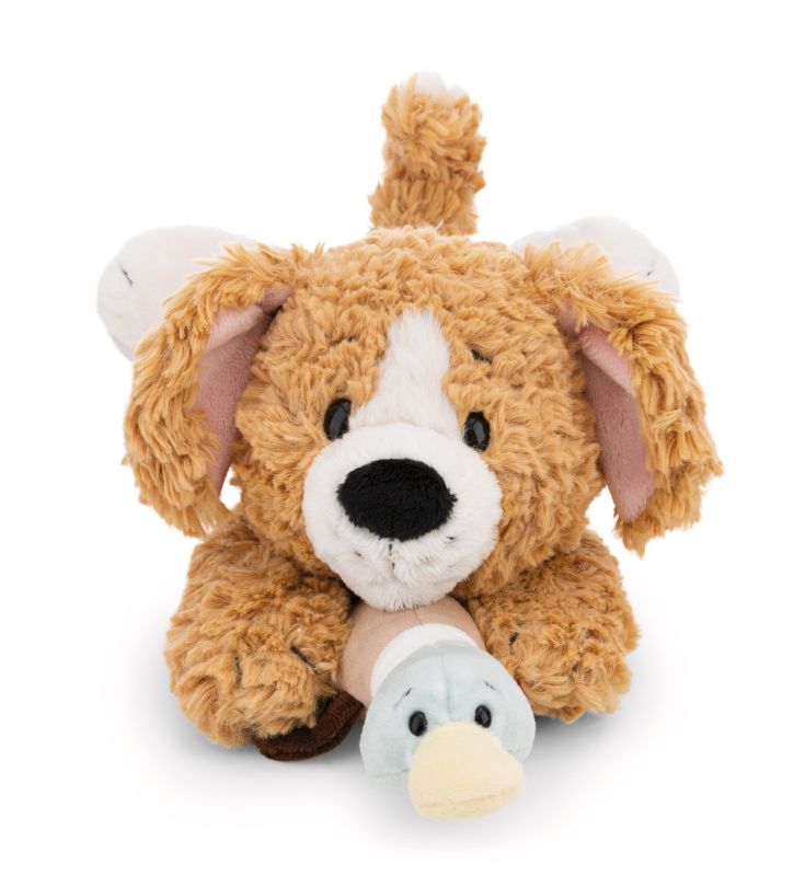 Nici Hund braun und Ente 30cm liegend - Bild 2