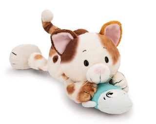 Nici Glückskatze und Fisch 30cm liegend