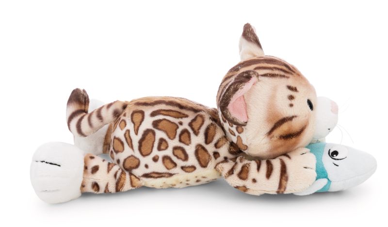 Nici Katze Bengal und Fisch 30cm liegend - Bild 3