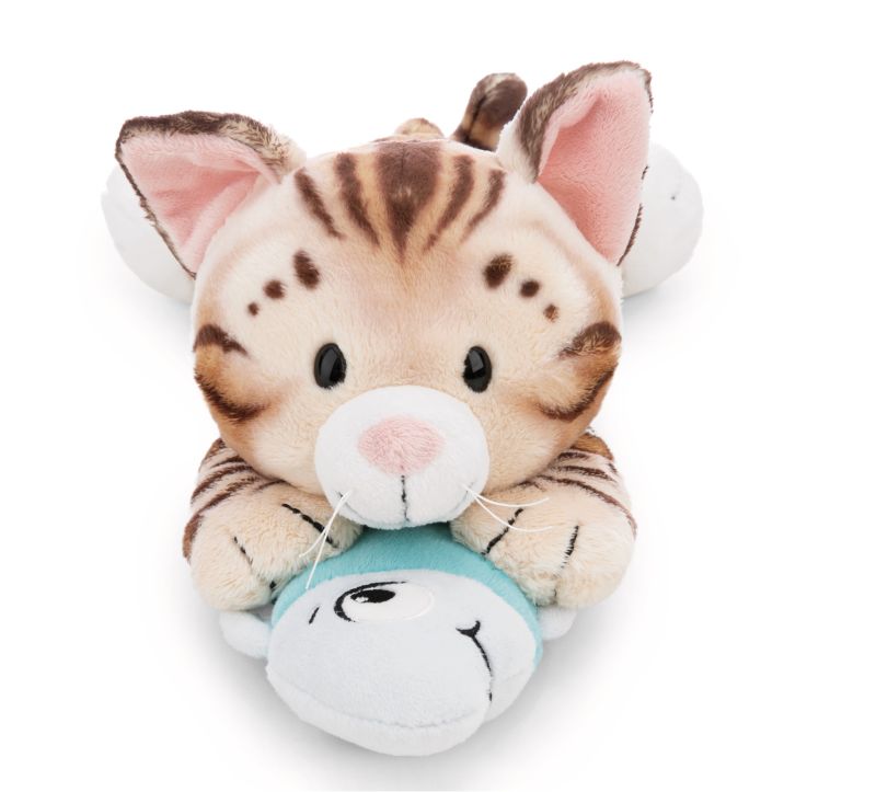 Nici Katze Bengal und Fisch 30cm liegend - Bild 4