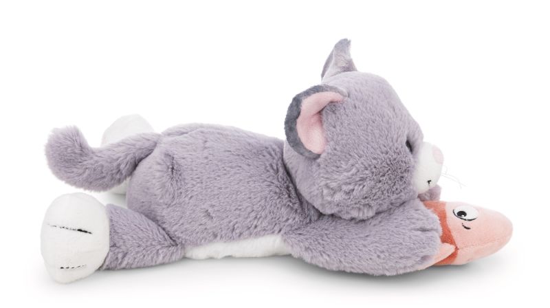 Nici Katze grau und Fisch 30cm liegend - Bild 3