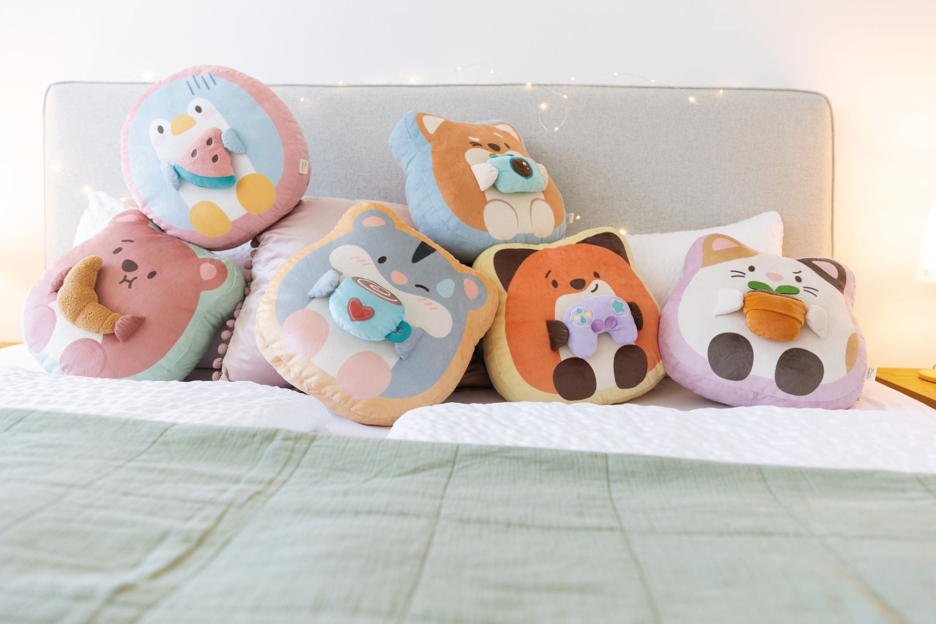 Nici Kissen Bär Momo mit Croissant - Bild 4