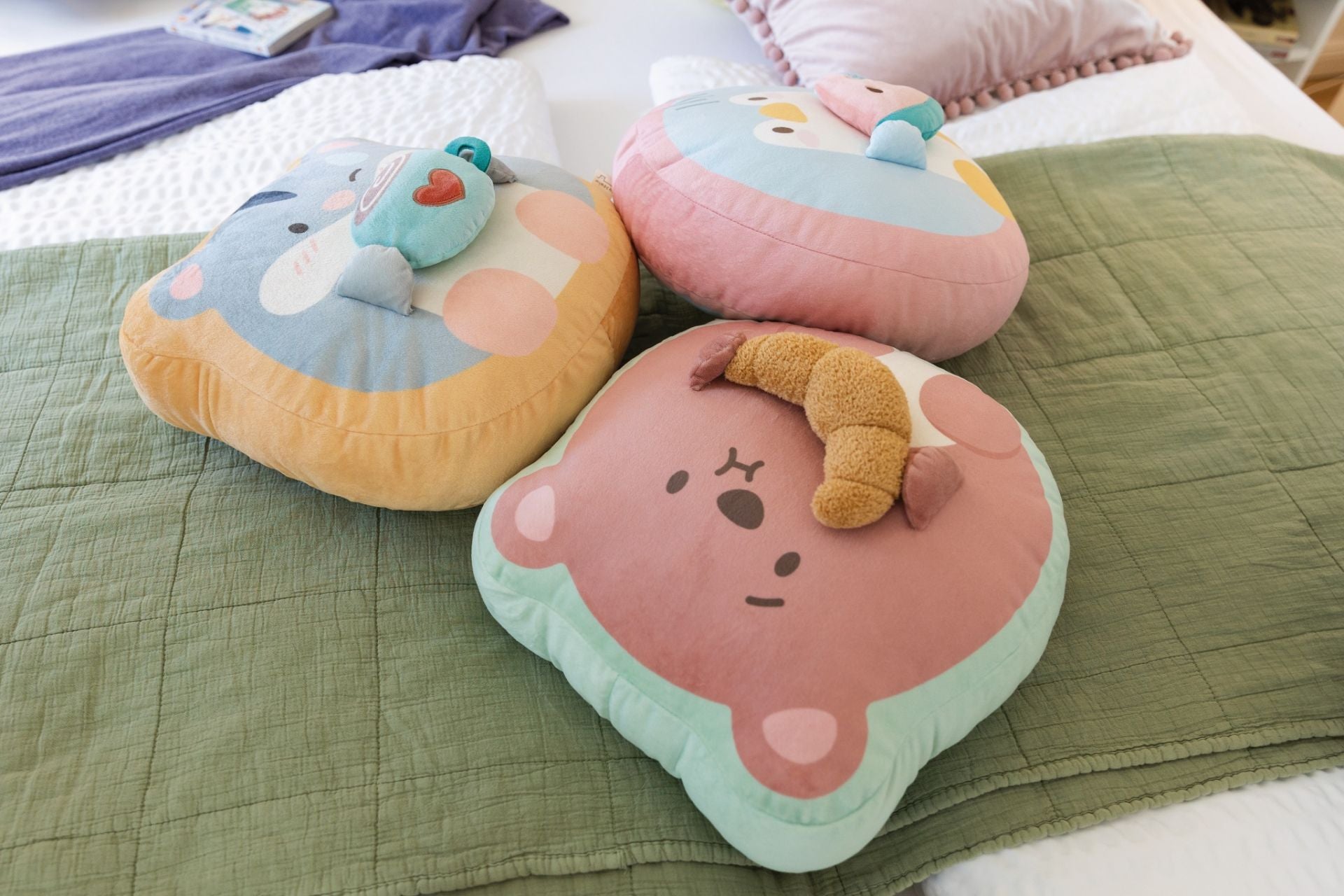 Nici Kissen Bär Momo mit Croissant - Bild 5