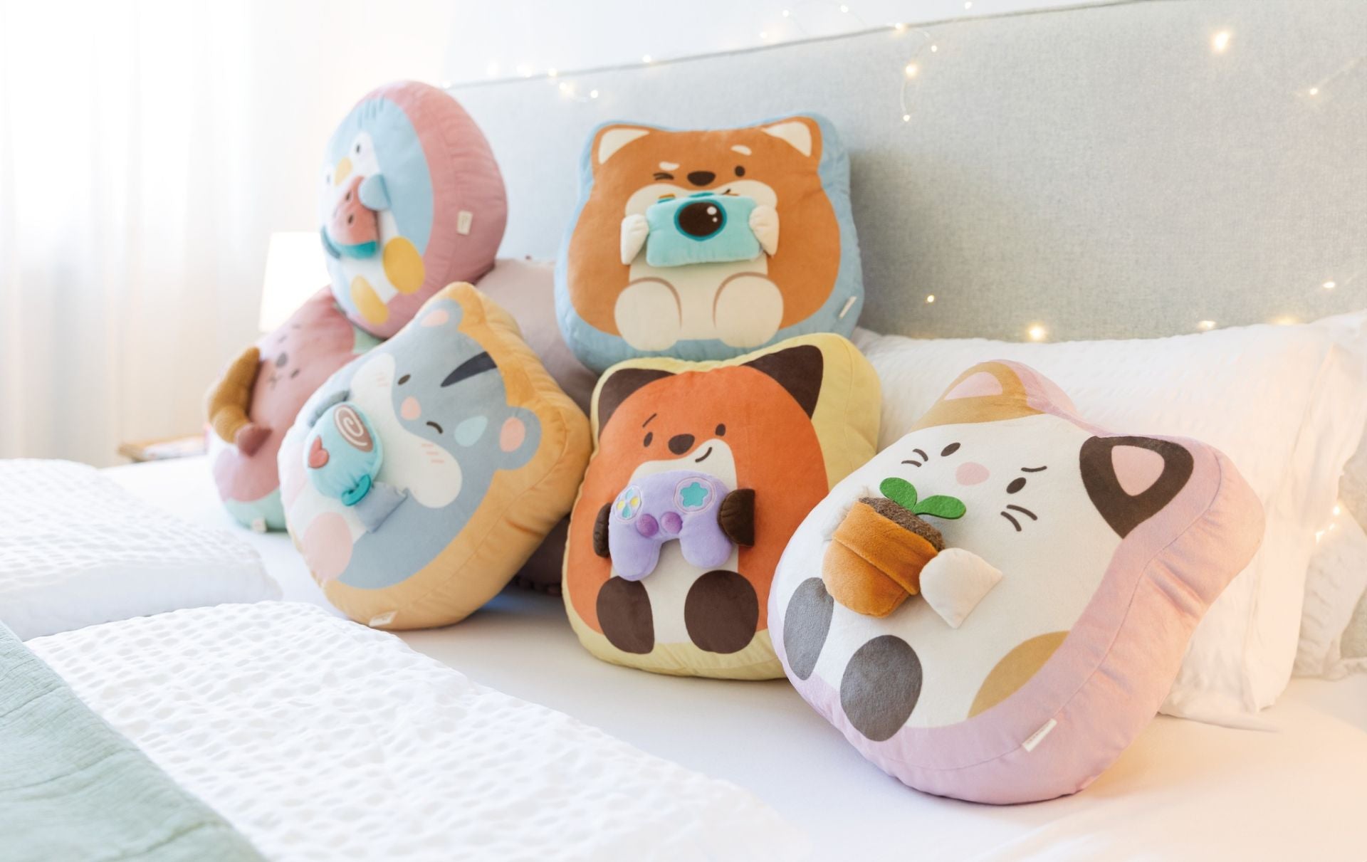 Nici Kissen Fuchs Geeks mit Spielkonsole - Bild 4