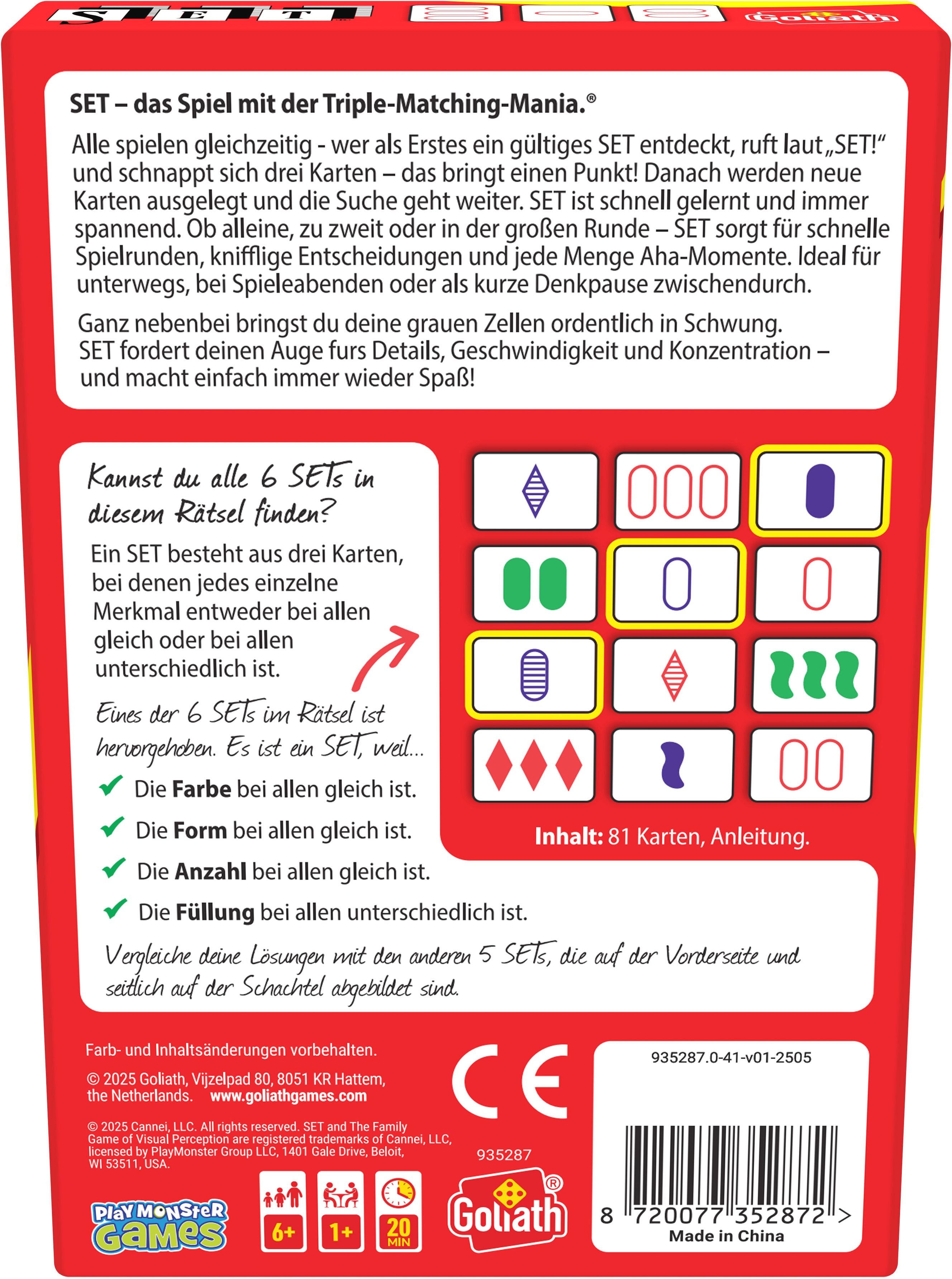 S E T kartenspiel - Bild 4