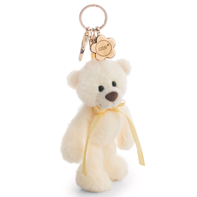 Nici Schlüsselanhänger Bär Finni gelb mit Karabiner