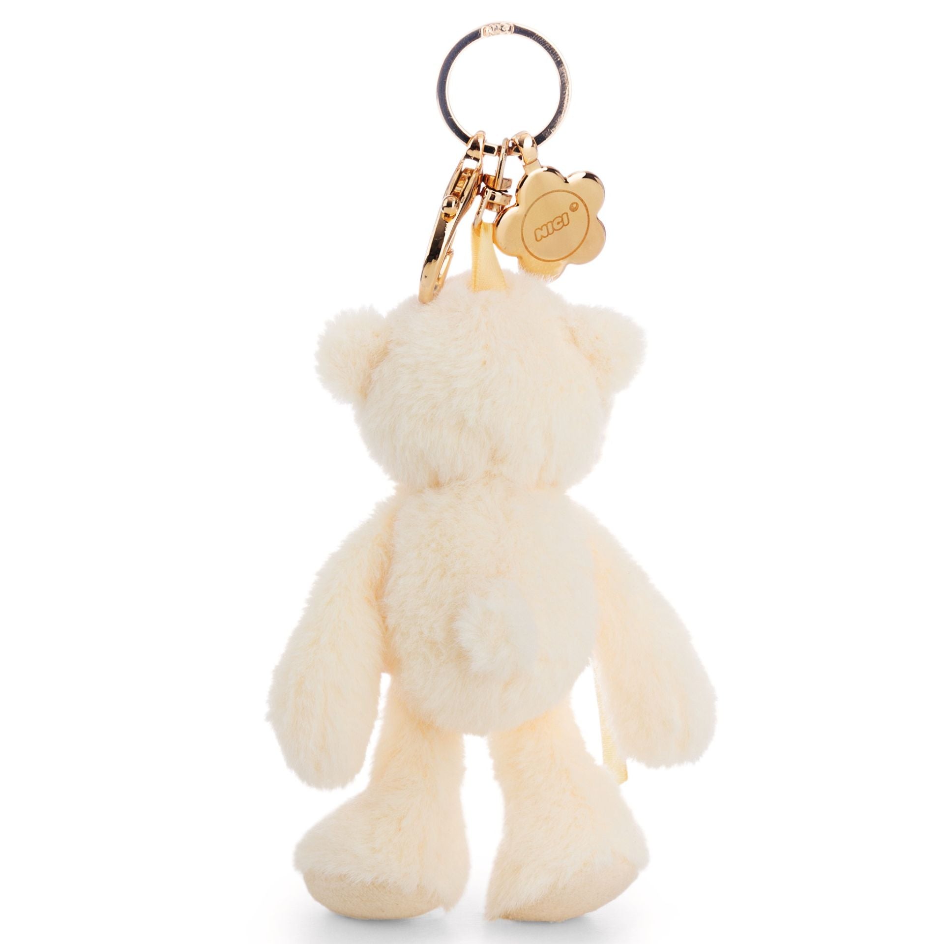 Nici Schlüsselanhänger Bär Finni gelb mit Karabiner - Bild 3