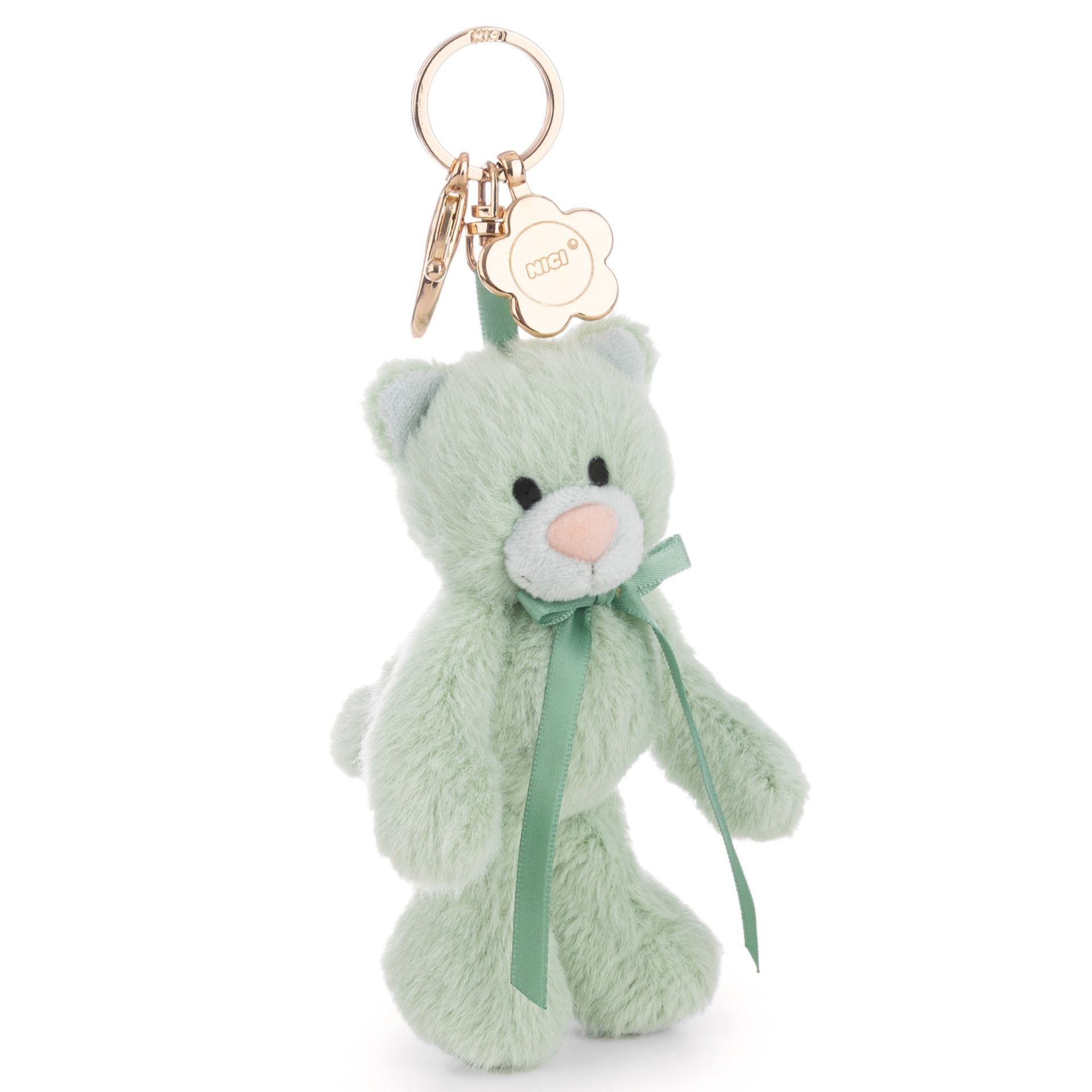 Nici Schlüsselanhänger Katze Felli mint mit Karabiner - Bild 1