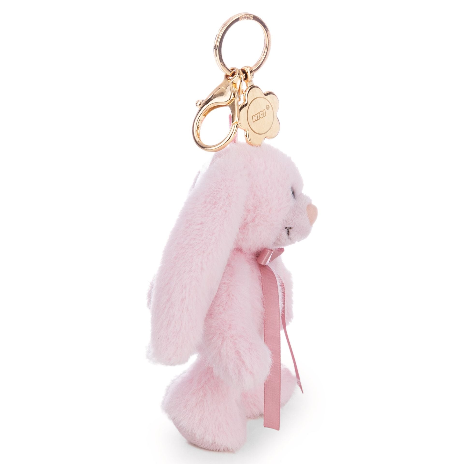 Nici Schlüsselanhänger Hase Lopino pink mit Karabiner - Bild 2