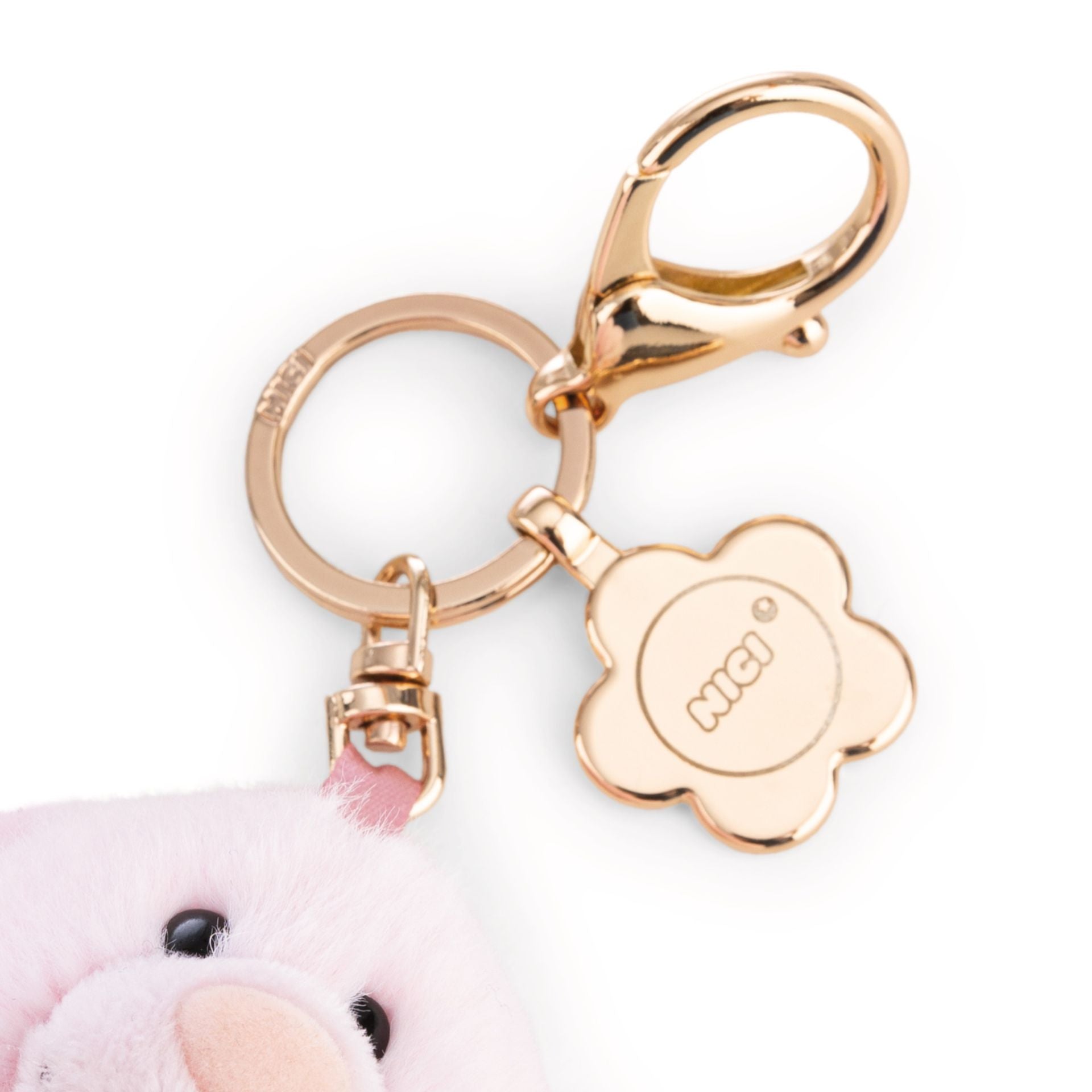 Nici Schlüsselanhänger Hase Lopino pink mit Karabiner - Bild 4