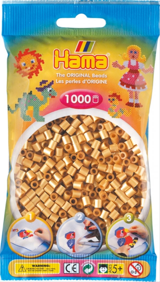 HAMA Bügelperlen Midi - Gold 1000 Perlen - Bild 1
