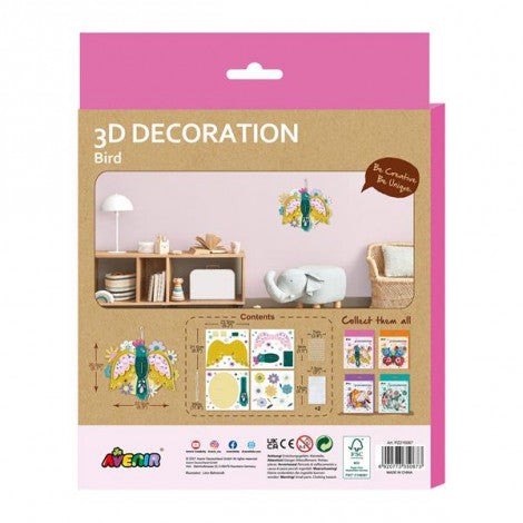 3D Dekoration Vogel - Bild 2