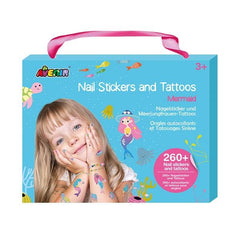 Nail Stickers and Tattoos Mermaid