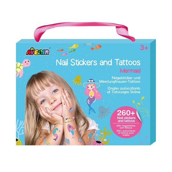 Nail Stickers and Tattoos Mermaid - Bild 1