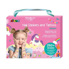 Nail Stickers and Tattoos Unicorn