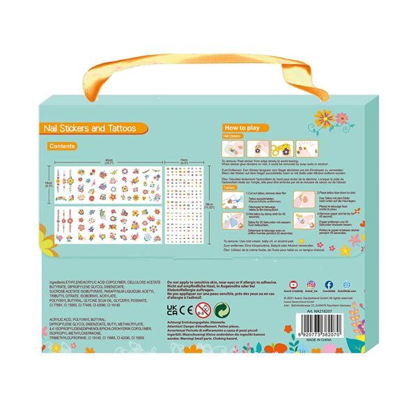 Nail Stickers and Tattoos Flower - Bild 2