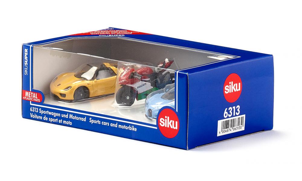 Siku Sportwagen und Motorrad 06.313 - Bild 5