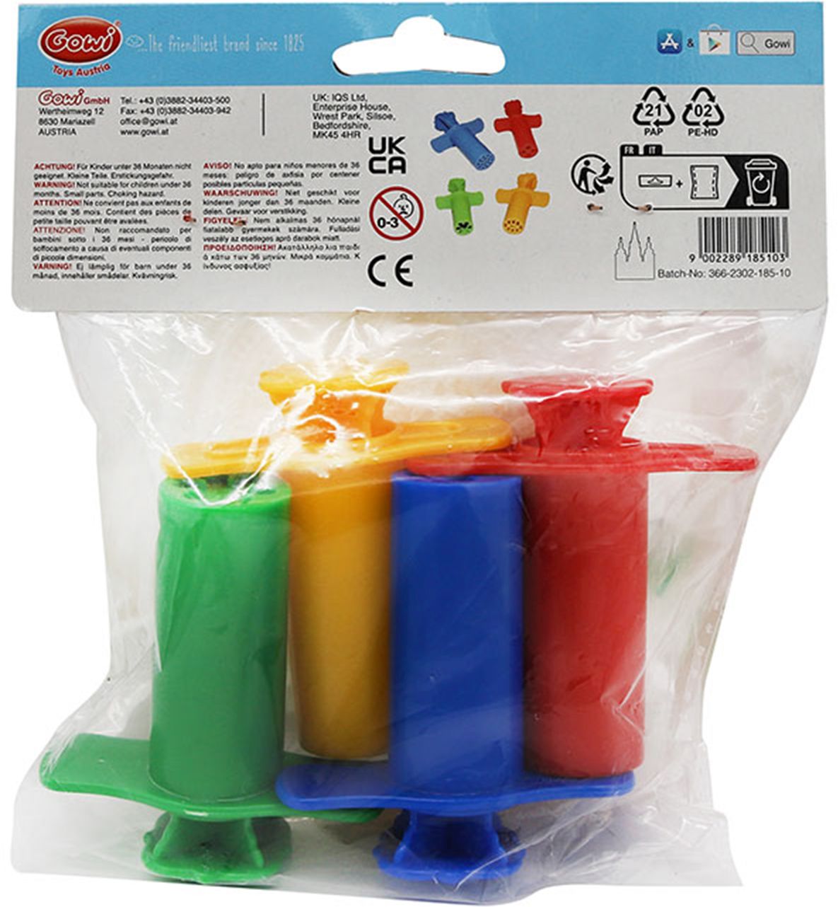 Gowi Knetspritzen Set 4 teilig - Bild 3