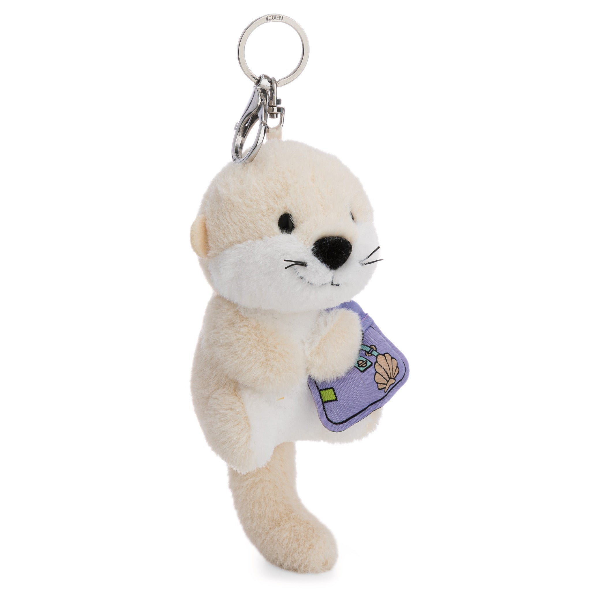 Nici Schlüsselanhänger Otter Ophelio beige mit Karabiner - Bild 1