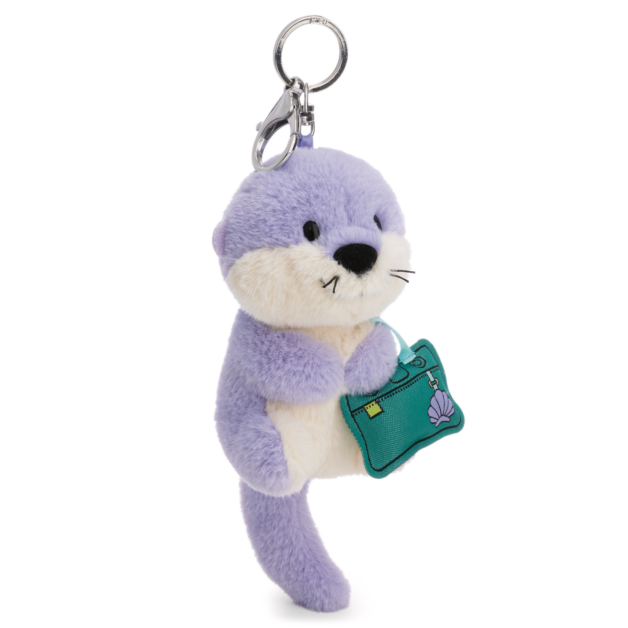 Nici Schlüsselanhänger Otter Ophelio lila mit Karabiner - Bild 1