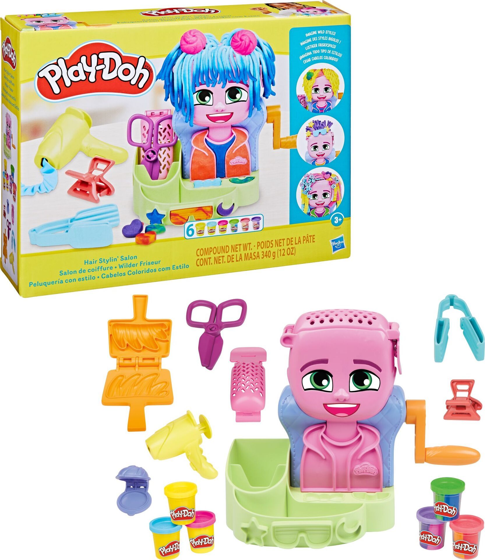 Play-Doh Hair Styling Salon Wilder Friseur - Bild 3