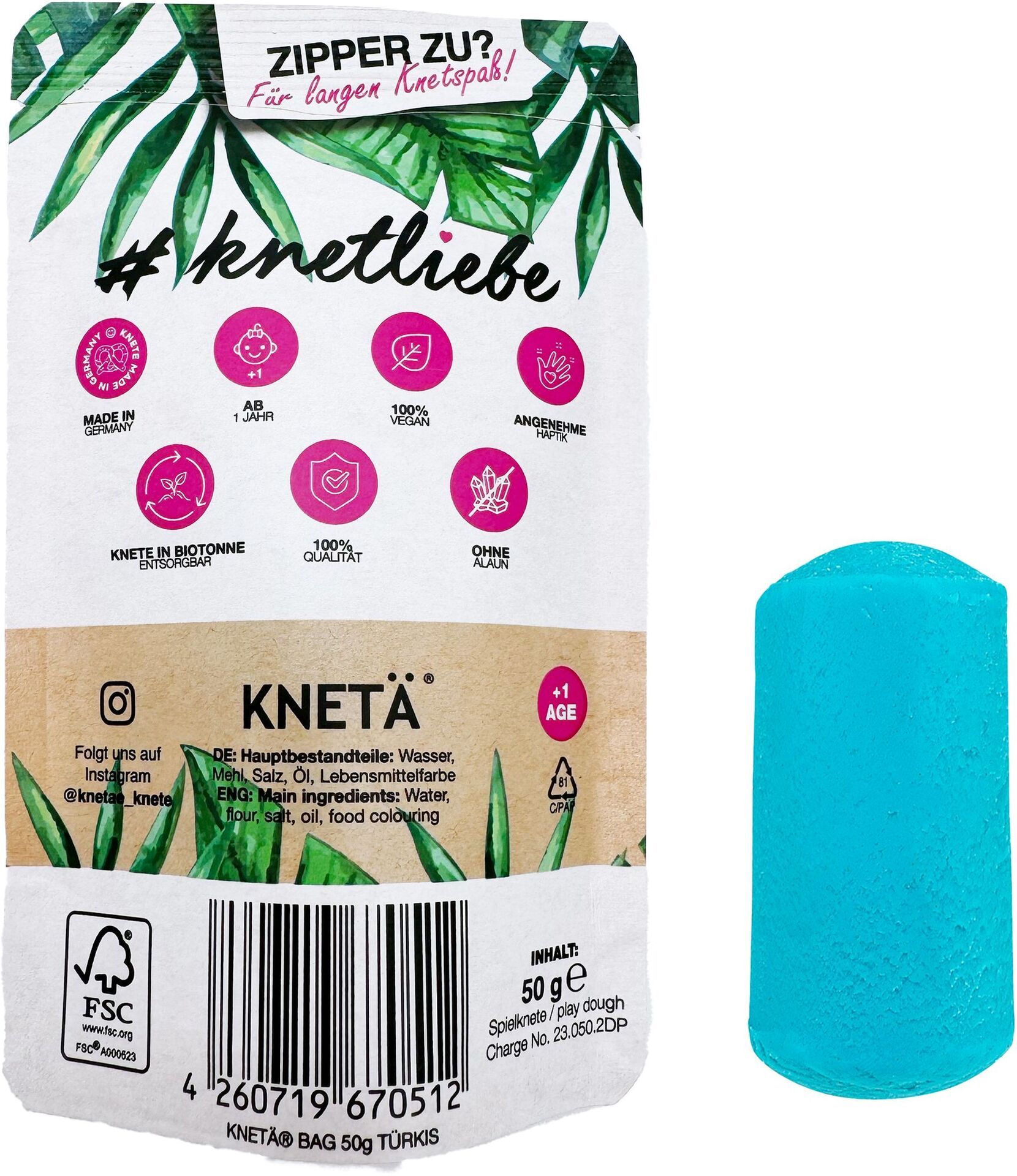 KNETÄ BAG TÜRKIS (50g) - Bild 2