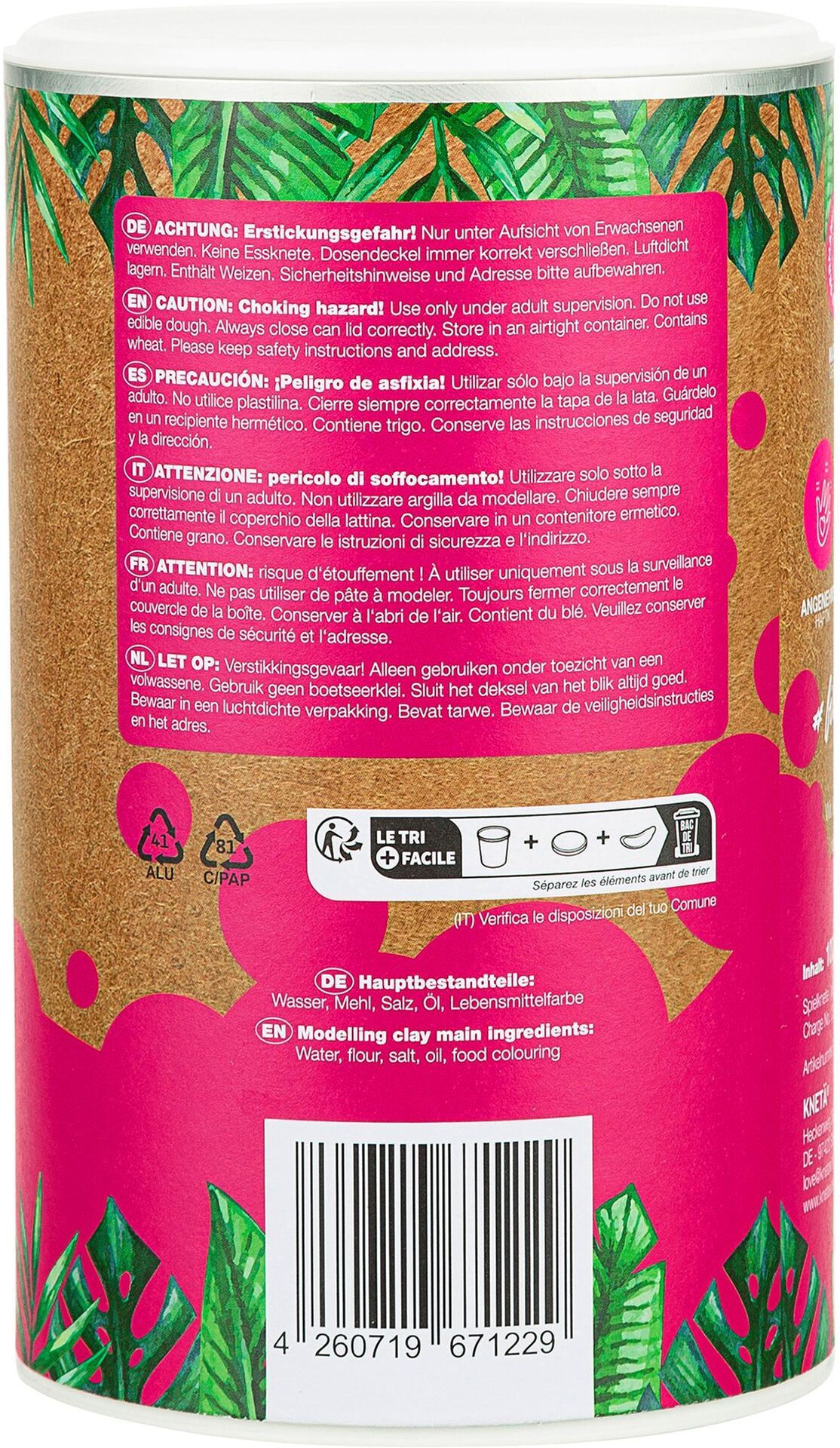 KNETÄ XXL DOSE PINK (1000g) - Bild 2