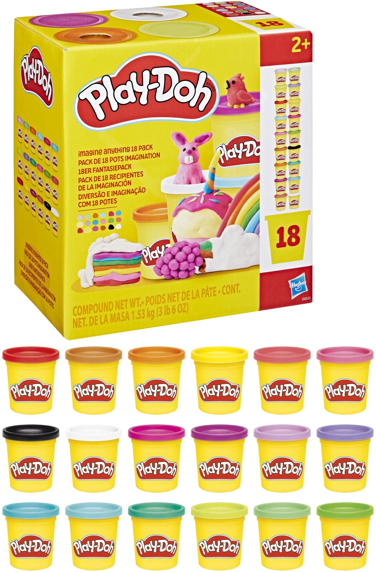 Play Doh 18er Fantasie - Packung - Bild 1