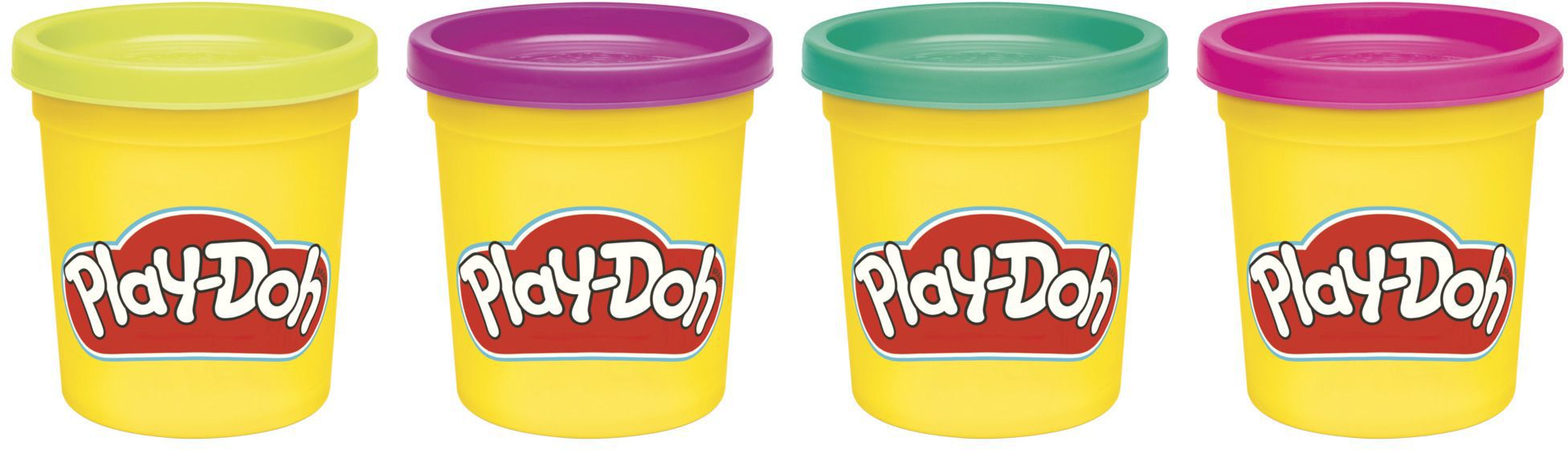 Play Doh 4er Pack kräftige Farben - Bild 2