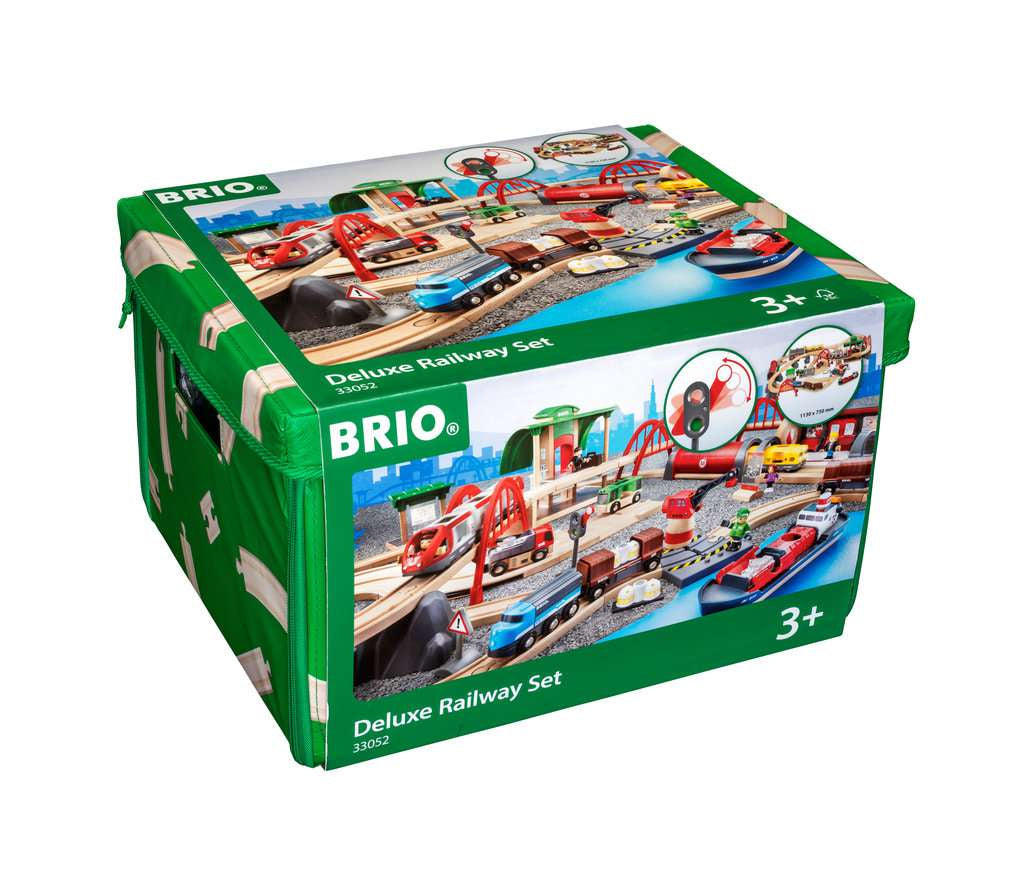 Brio Strassen und Schienen Bahn Set Deluxe 33052 - Bild 1