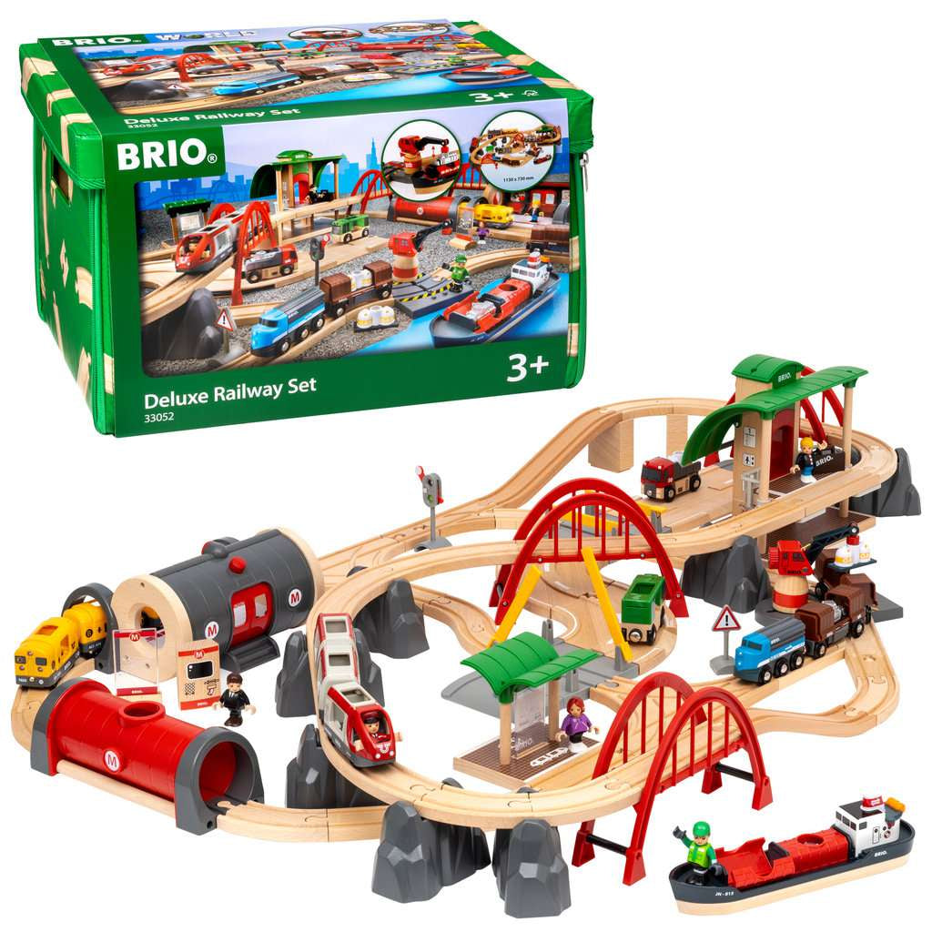 Brio Strassen und Schienen Bahn Set Deluxe 33052 - Bild 12
