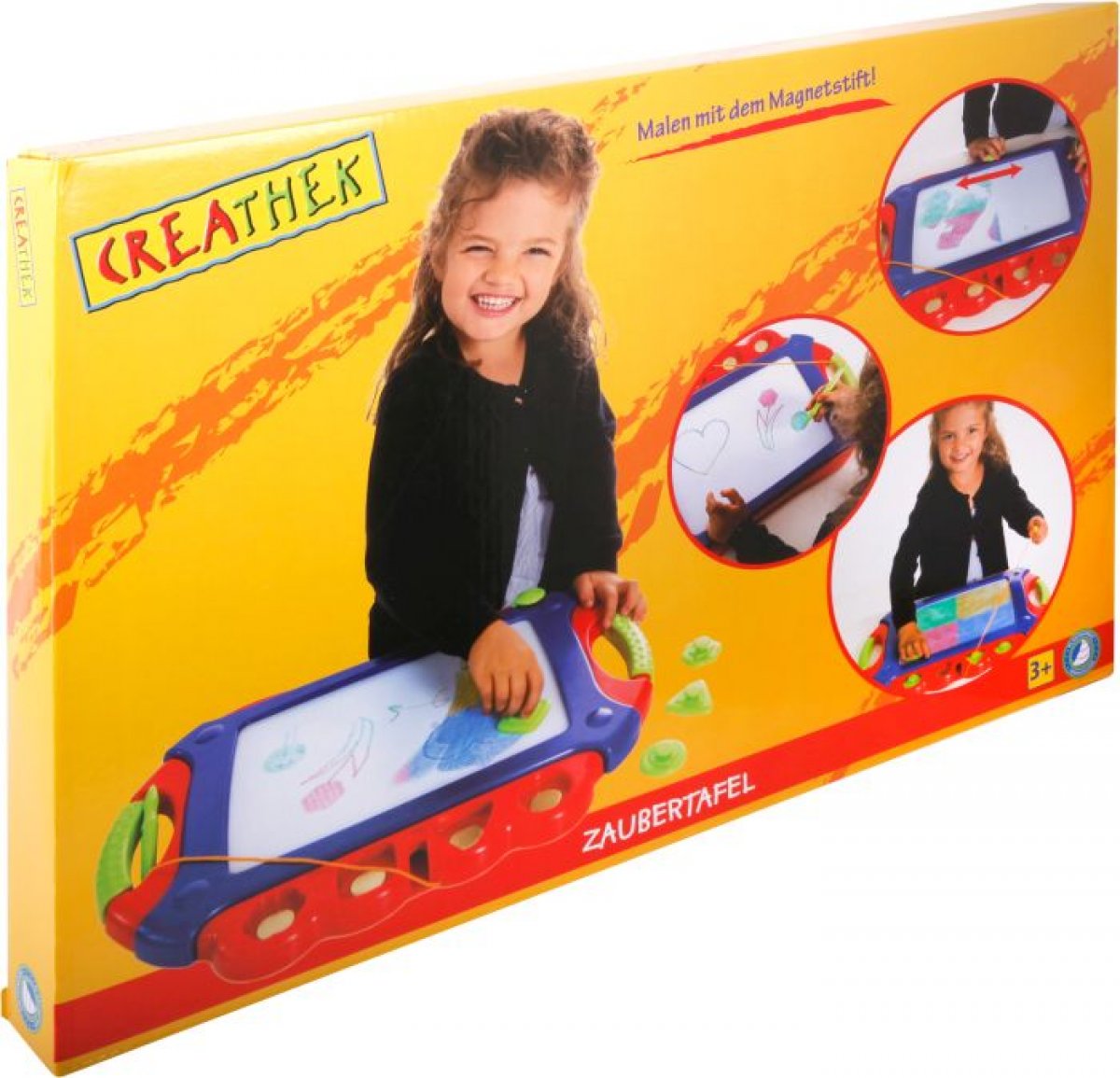 Creathek Magnet Maltafel mit 4 Stempeln - Bild 1