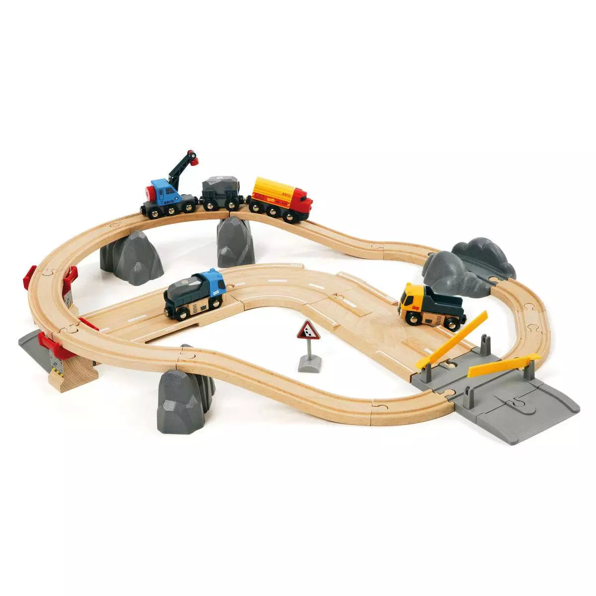 Brio Strassen und Schienen Steinverlade Set 33.210 - Bild 2