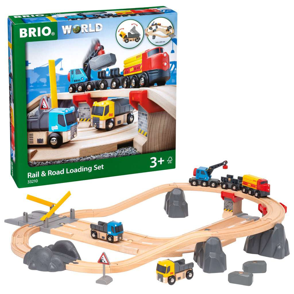 Brio Strassen und Schienen Steinverlade Set 33.210 - Bild 8